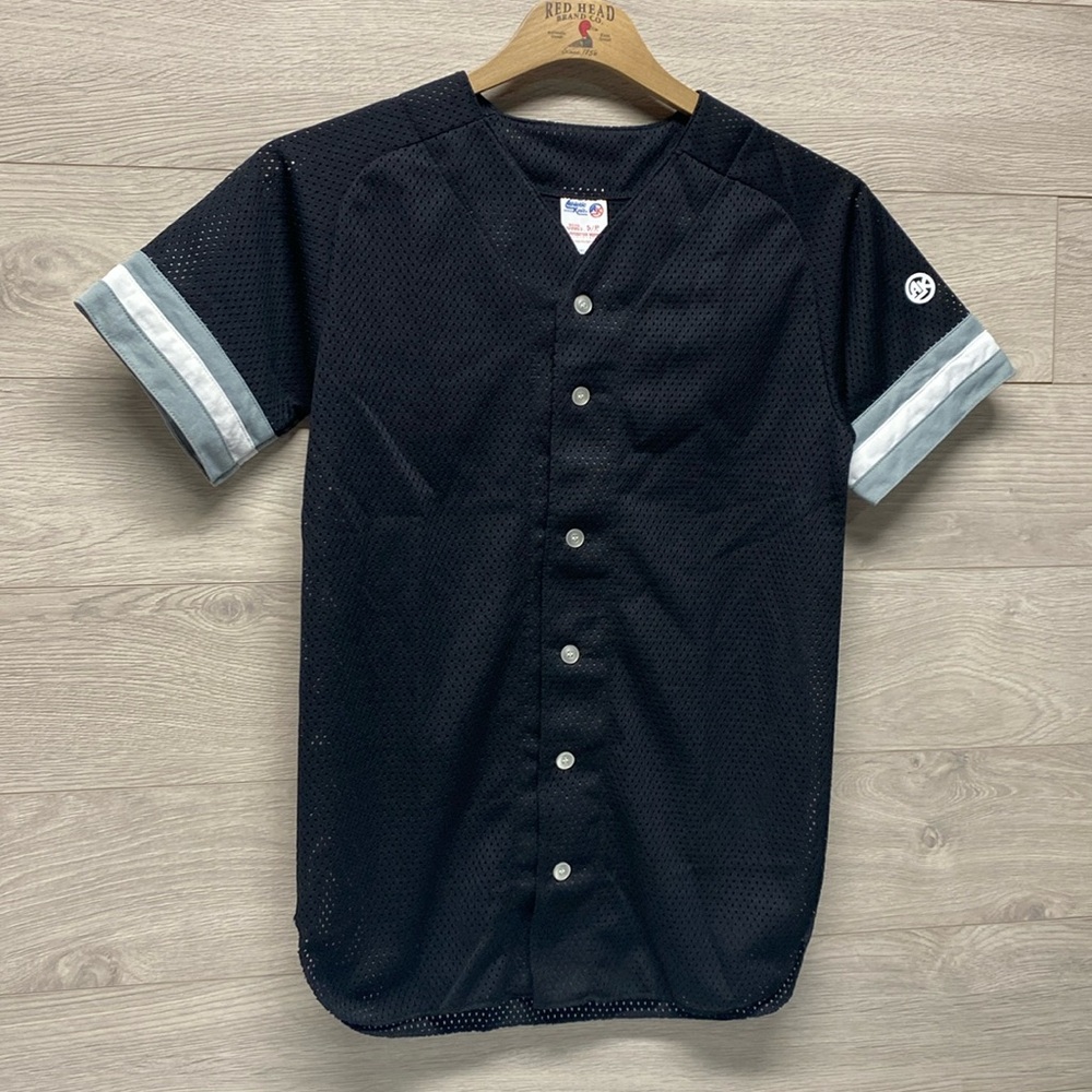 Mens Active Knit athletic mesh button up shirt 100% polyester
